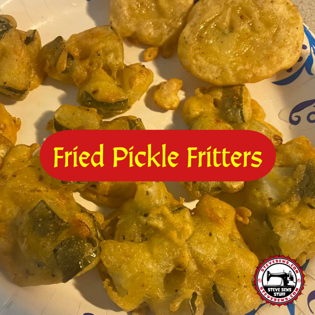 Fried Pickle Fritters — If you love pickle fries, you’ll love these fried fritters using pickles. 